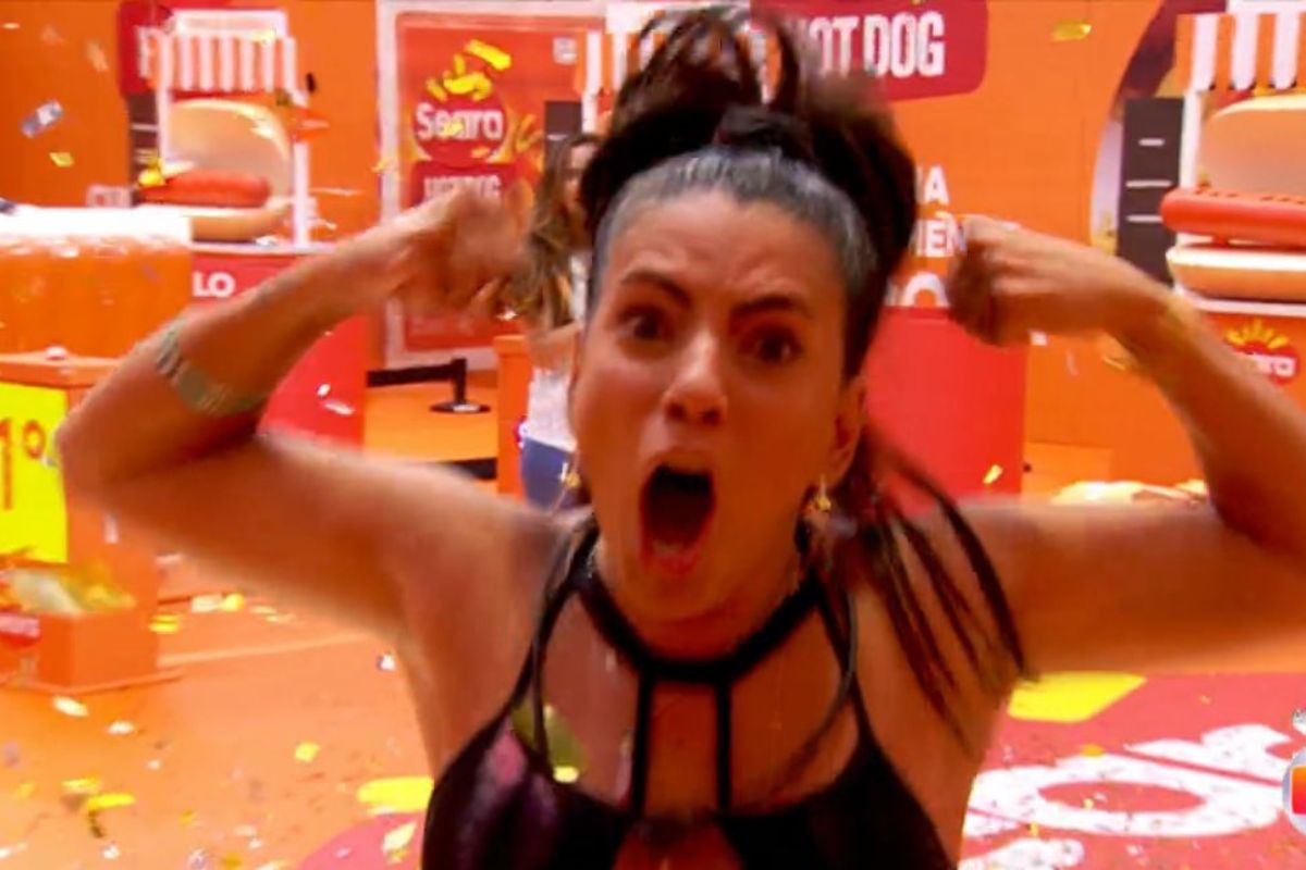 FLAMENGUISTA, PARTICIPANTE DO BBB GANHA PROVA E FAZ COMEMORAÇÃO A LA GABIGOL